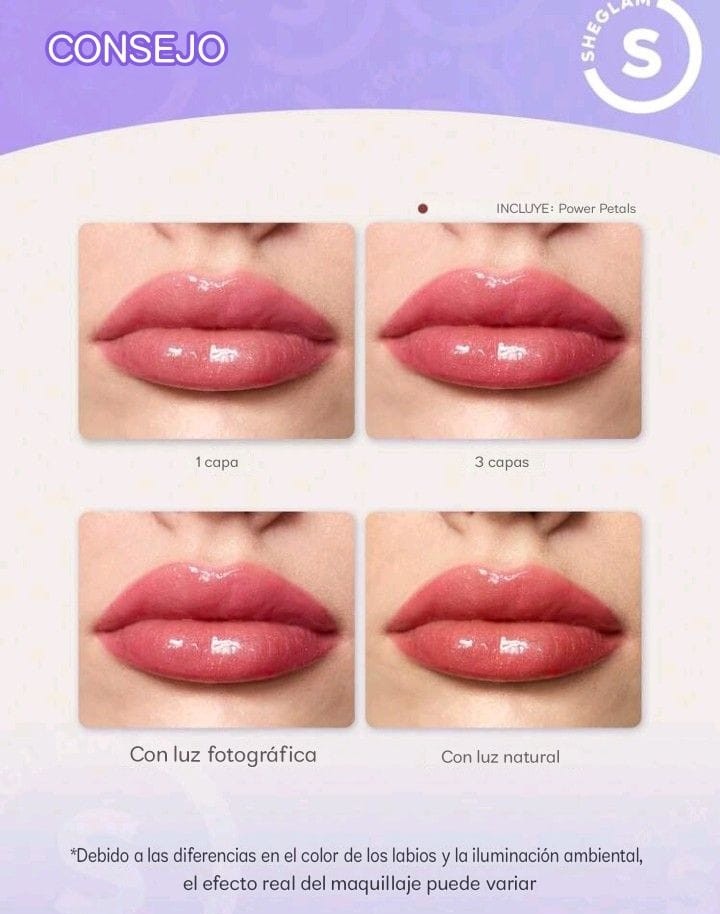 SHEGLAM Brillo de labios - Power Bouquet