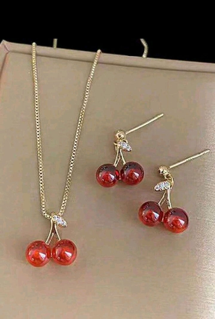 Set de collar y aretes