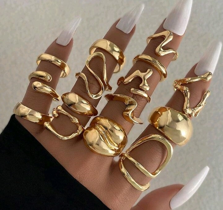 Anillos de aleación geométricas