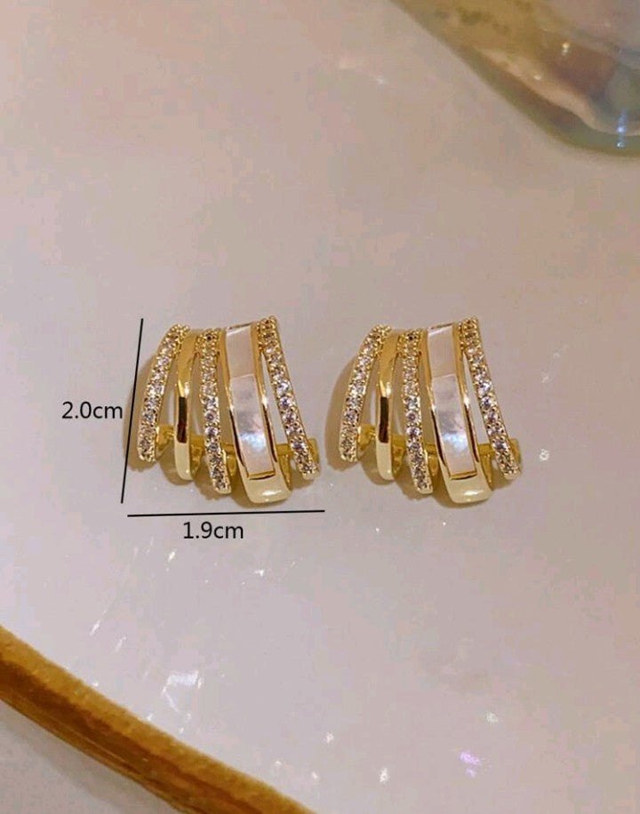 Pendientes Ear Cuffs de estilo francés