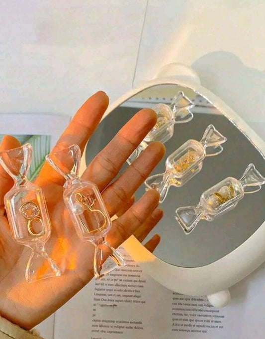 Cajita para joyería forma de caramelo