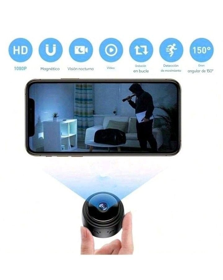 Mini Cámara de vigilancia inalámbrica wifi