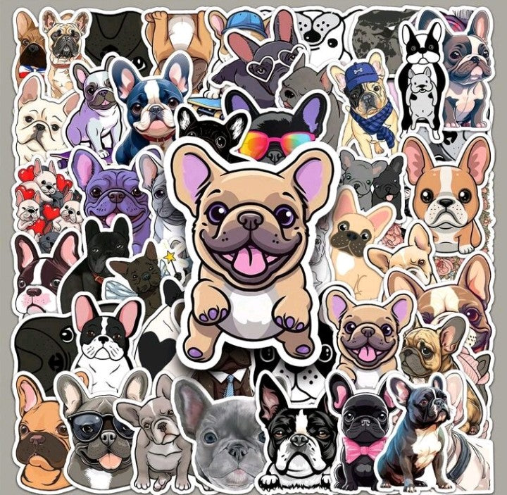 Stickers "Bulldog Francés"