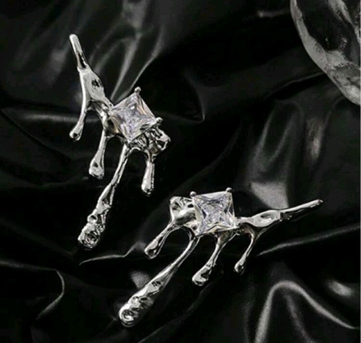 Pendientes Gota de agua de lava