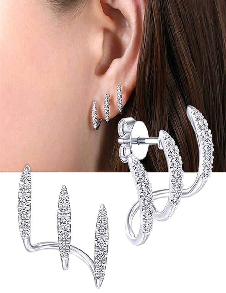 Pendientes Ear Cuffs de Garra