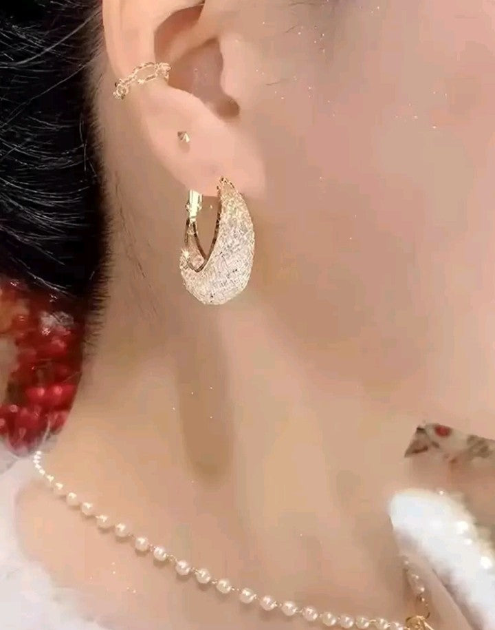 Pendientes de Malla de Cristal