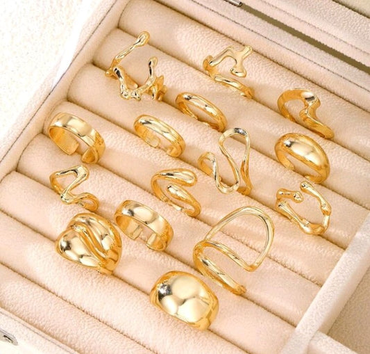 Anillos de aleación geométricas