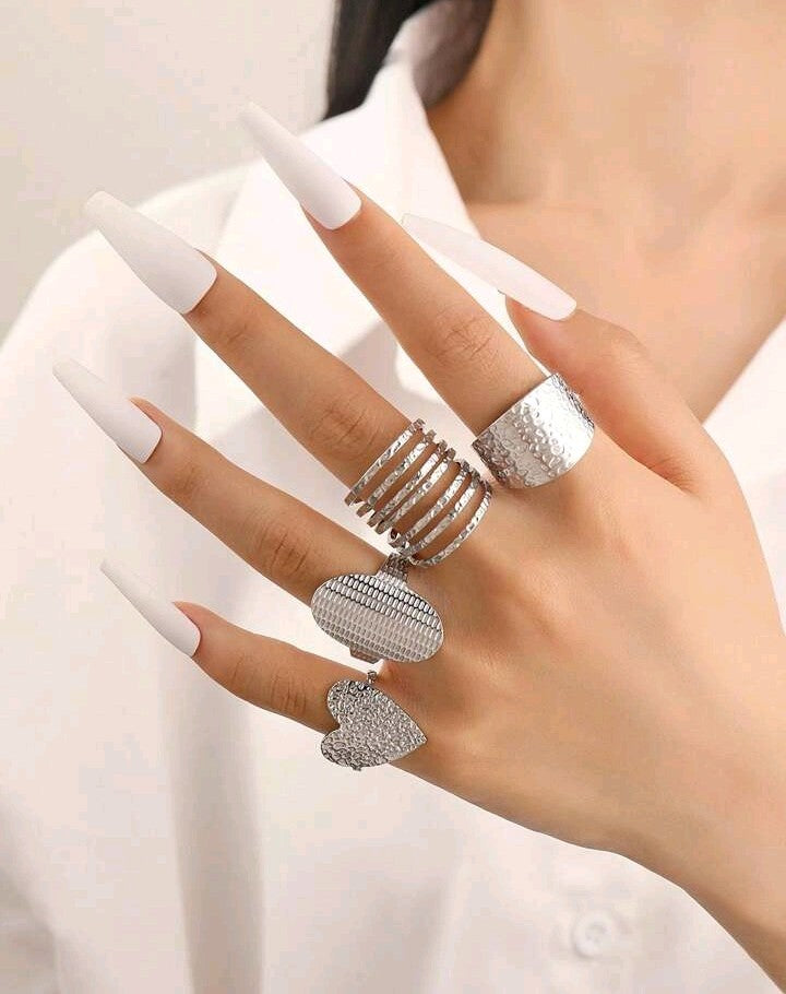 Anillos ajustables de moda