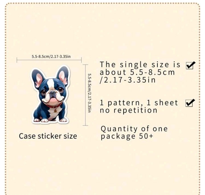 Stickers "Bulldog Francés"