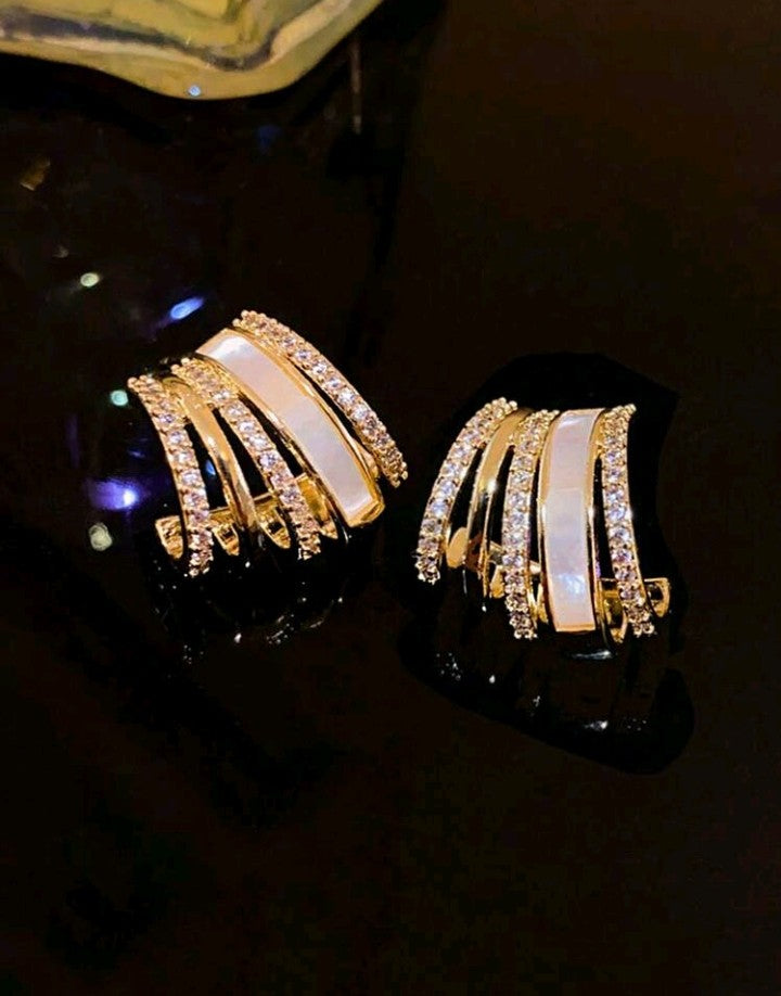 Pendientes Ear Cuffs de estilo francés