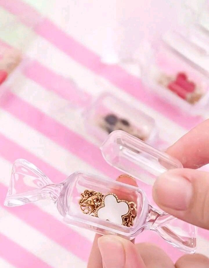 Cajita para joyería forma de caramelo