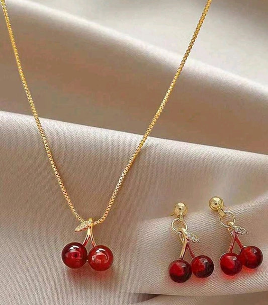 Set de collar y aretes