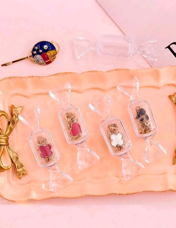Cajita para joyería forma de caramelo