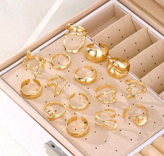 Anillos de aleación geométricas