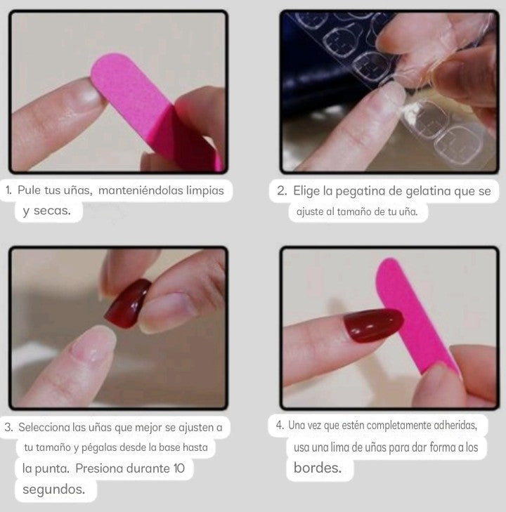 Nails Press-On reutilizables
